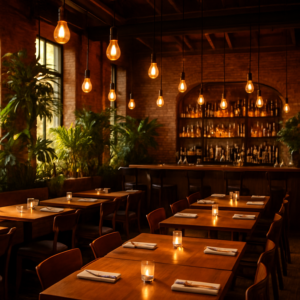 A warm, inviting creative space